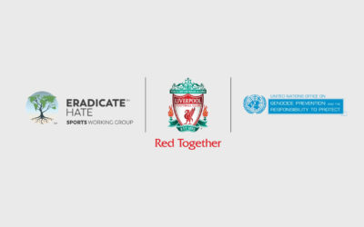 The U.N. and Eradicate Hate Global Summit Joined Liverpool Football Club to Launch Global Campaign